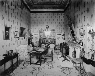 Le salon de la reine, Villa Clara, vers 1870-80
